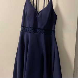 Royal Navy Blue formal dress